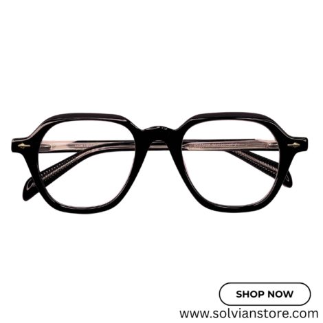 Mont Blanc Hexagon Oval Acetate Frame | By Solvian Store