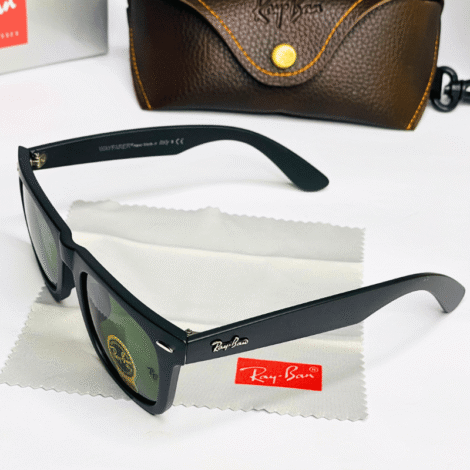 🕶️ Wayfarer Matte Black UV420 – Model 2140  Premium Acetate Frame | By Solvian Store